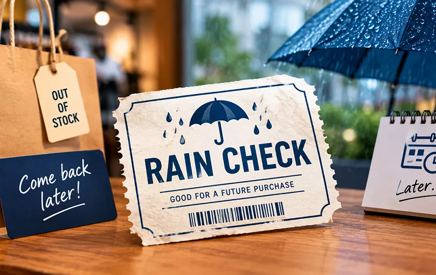 raincheck meaning